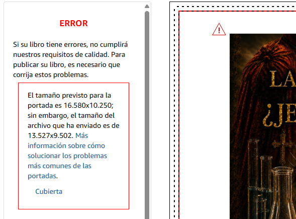Error de márgenes y sangría (bleed) en KDP: Cómo solucionarlo paso a paso Error de zona segura y márgenes en el previsualizador de Amazon KDP